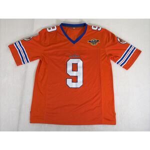 The Waterboy Bobby Boucher #9 Football Jersey Adam Sandler Orange Men's Sz 2XL